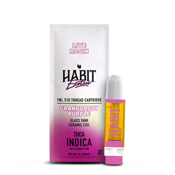 Habit 1G THCA Live Rosin Exotic Cartridge