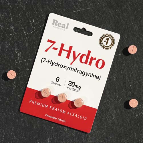 Real Botanicals 7-Hydro Tabs 20mg 3pk
