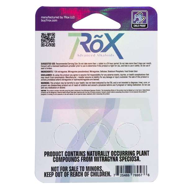 7ROX - 7OH + Pseudo Super Tablets 3pk - Mixed Berry