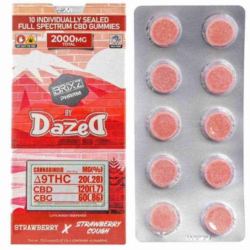 Brixz D9 Gummies Strawberry