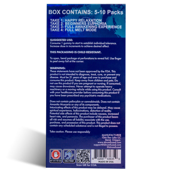 Shrumfuzed Gummies 10pk- Blue Lemonade