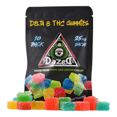 Dazed D8 Gummies 25mg 10ct