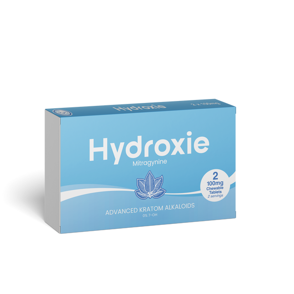 Hydroxie Advanced Kratom Alkaloids 100mg Mitragynine Chewable Tablets