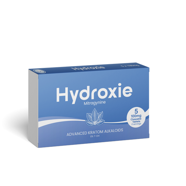 Hydroxie Advanced Kratom Alkaloids 100mg Mitragynine Chewable Tablets