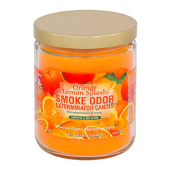Smoke Odor Candle Orange Lemon Splash