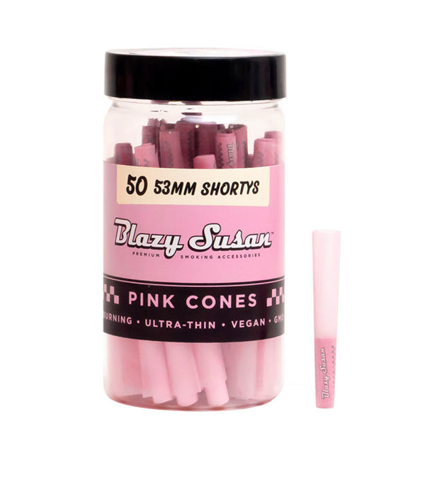 Blazy Susan Cones Pink Shortys 50pk
