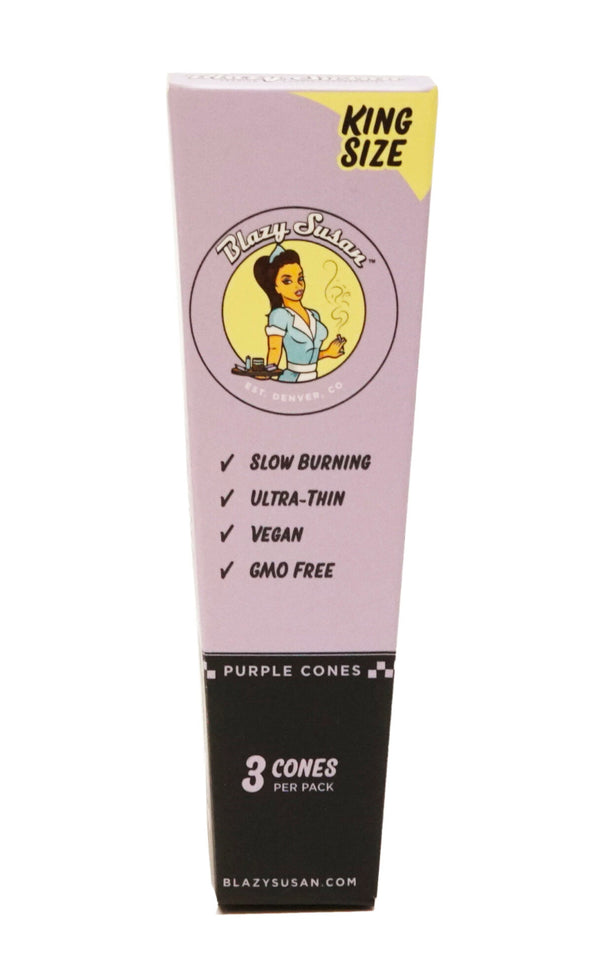 Blazy Susan King Cones Purple 3 Pack