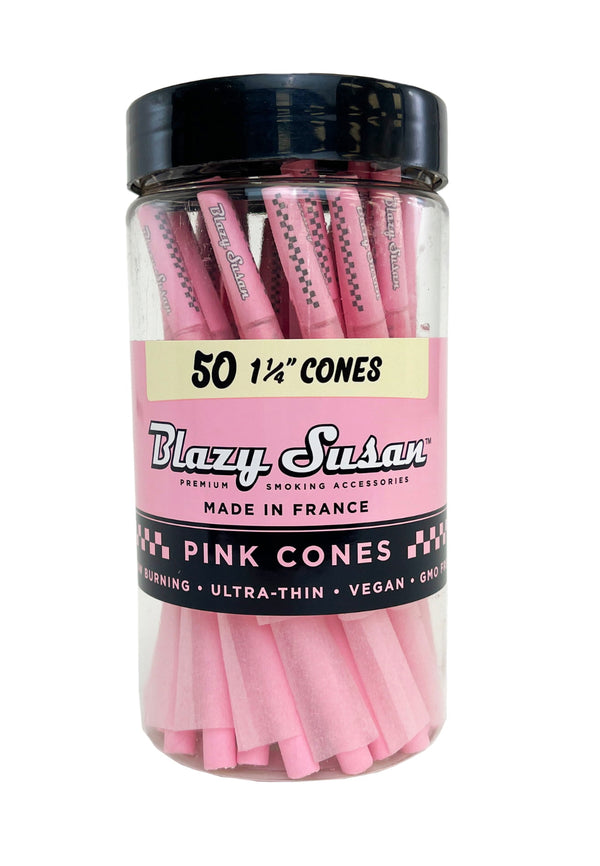 Blazy Susan Cones Pink 1.25 50pk