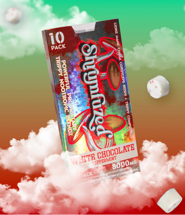 Shrumfuzed gummies 10pk- White Chocolate Peppermint