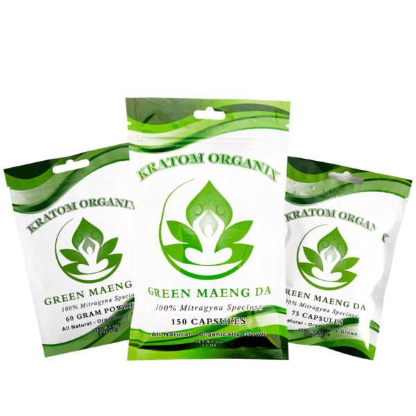 KRATOM ORGANIX GREEN VEIN MAENG DA