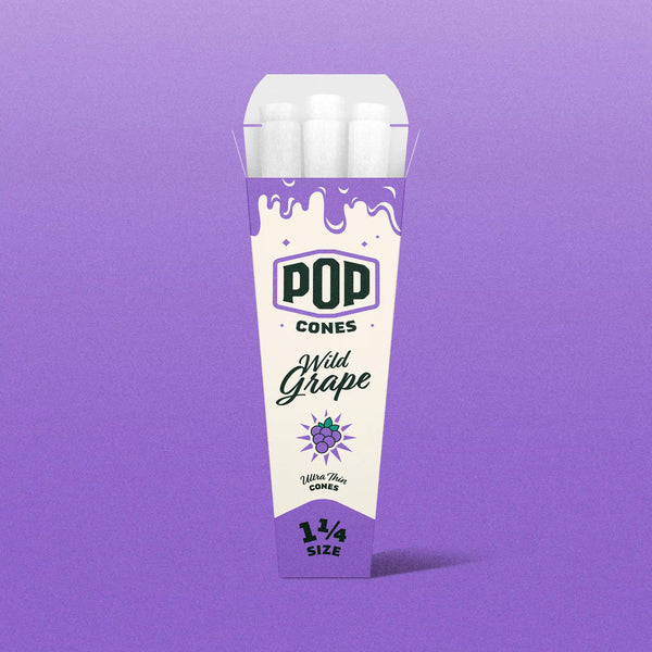 Pop Cones Ultra-Thin 1.25 6PK