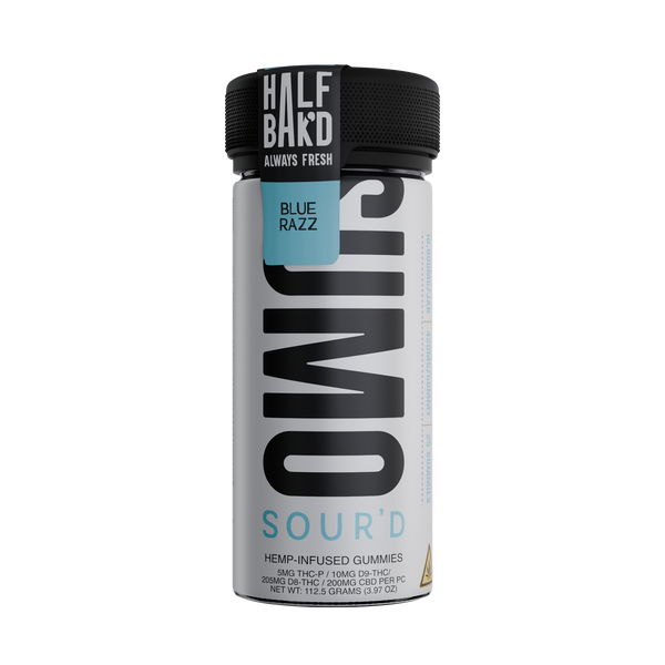 Half Bak'd Sumo Sour'd Gummies 25ct Blue Razz