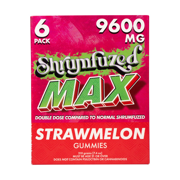 Shrumfuzed Max Gummies 6pk-Strawmelon