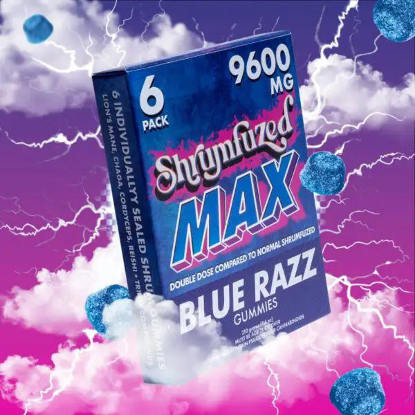 Shrumfuzed Max Gummies 6pk- Blue Razz