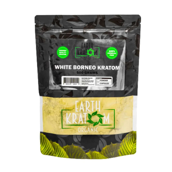500g white borneo kratom powder