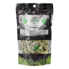 Earth Kratom- White Borneo Caps 65 ct