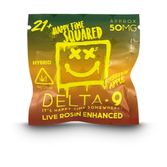 HAPPY TIME SQUARED – 50MG DELTA 9 GUMMIES (1 PACK)