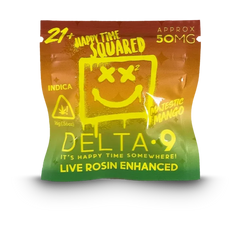 HAPPY TIME SQUARED – 50MG DELTA 9 GUMMIES (1 PACK)