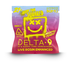 HAPPY TIME SQUARED – 50MG DELTA 9 GUMMIES (1 PACK)
