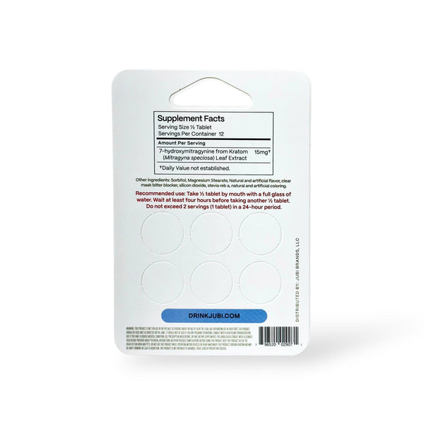 Jubi 7oh Tabs 6ct - Blueberry 30mg