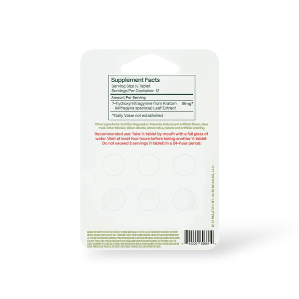 Jubi 7oh Tabs 6ct - Grape 30mg