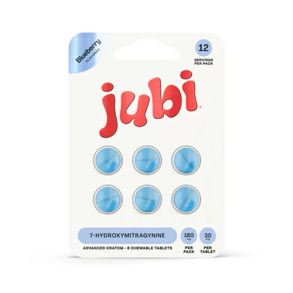 Jubi 7oh Tabs 6ct - Blueberry 30mg