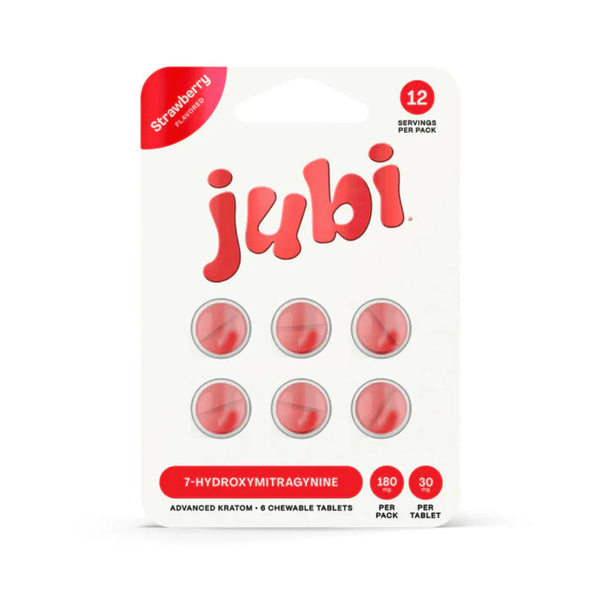 Jubi 7oh Tabs 6ct - Strawberry 30mg